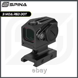 1X18X20 LED Enclosed 3MOA Sight Red Dot Scope Quickly Shooting For Glock Rifle