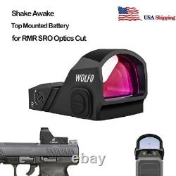 2MOA Shake Awake Red Dot Reflex Sight WOLF0 SRO RMR Cut for Glock 17 MOS PDP WMP