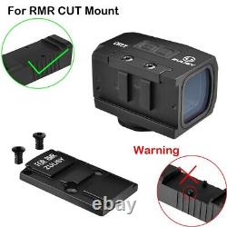 3MOA Shake Awake Red Dot Closed Emitter Reflex Sight for RMR Cut Glock MOS M1913