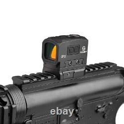 3MOA Shake Awake Red Dot Closed Emitter Reflex Sight for RMR Cut Glock MOS M1913