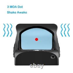 3 MOA Mini Red Dot Reflex Sight OWL fit Doctor Cut PSA Dagger GLOCK MOS Pistol