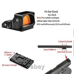 3 MOA Tactical Mini Red Dot Reflex Sight Scope OWL for Glock 17 20 Taurus G3 G3C