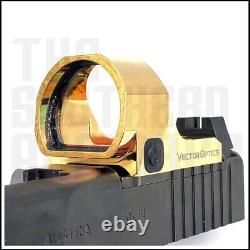 3moa Open Reflex Red Dot For Springfield XD XDM Xds Osp 407c 507c Slide Cut Gold