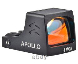ADE Advanced Optics APOLLO-PRO Red Dot Sight, 4 MOA, Black, RD3-030 Pro