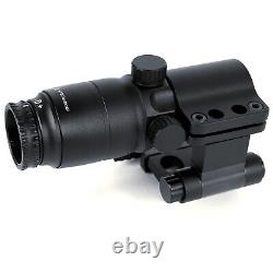 AT3T ALPHA + 4xRDM Red Dot Kit Includes Red Dot Sight & 4x Magnifier