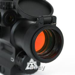 AT3 LEOS Red Dot Sight with Integrated Green Laser Sight & Riser