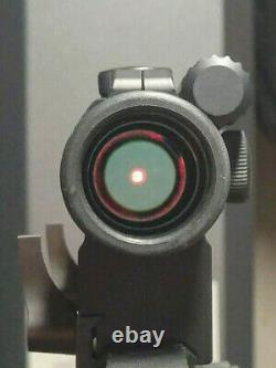 Aimpoint 5000 XD-2X (1.5 MOA RED DOT) BLACK WithWarne Maxima ExHigh QD Scope Rings