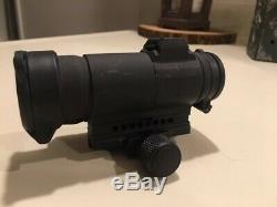 Aimpoint CompM4s Red Dot Sight QD mount 2 moa dot used