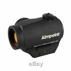 Aimpoint Micro H-1 H1 2MOA Red Dot Weapon Sight with Standard Mount 200018. IDS