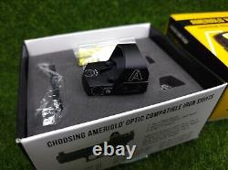 AmeriGlo #HVN01 Haven Handgun Red Dot Reflex Sight 3.5 MOA Adjustable LED, Black