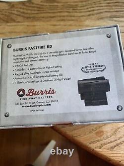 BURRIS FastFire RD 2 MOA Red Dot (300260) NEW! Factory Sealed box