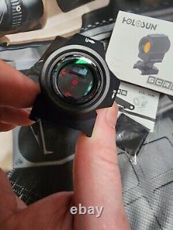 Brand New Holosun 1x22mm Red 2MOA Dot Sight Black (SCRS-RD-MRS)