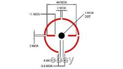 Burris FastFire 4 Multi-Reticle Reflex Red Sight 3 MOA-11 MOA Circle Dot 300259