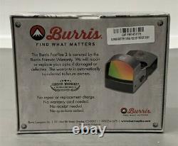 Burris FastFire III Red-Dot Reflex Sight 3 MOA Dot With Picatinny Mount 300234