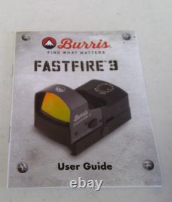 Burris Fastfire III 3 MOA Red Dot Reflex Sight (Black)