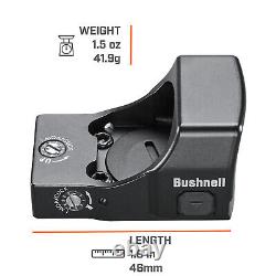 Bushnell RXS 250 1x24 Reflex Site 4 MOA Red Dot with 50,000 Hour Battery Life