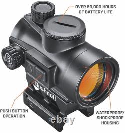 Bushnell TRS-26 1X26 Red Dot Scope, Reflex Red Dot Sight with 3 MOA and 50,000 H