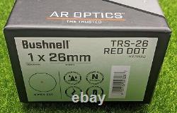 Bushnell TRS-26 1x26 Red Dot Scope, Reflex Red Dot Sight with 3 MOA Dot