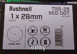 Bushnell TRS-26 Red Dot Sight 3 MOA Dot Hi Rise QD Mount Push Button