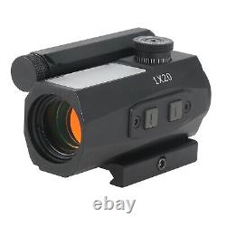 CCOP USA 1x20 Solar Red Dot Sight 2 MOA Low Profile Picatinny Mount RD-22001