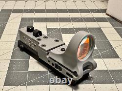 C-MORE Railway Holographic Red Dot Sight with CLICK SWITCH, Gray, 12 MOA, CRWG-12