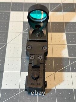 C-MORE Railway Holographic Red Dot Sight with Standard Switch, Black, 6 MOA RWB-6