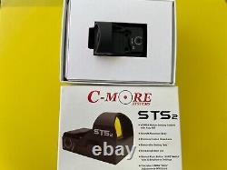 C-MORE? STS2 Micro Red Dot Sight, 6MOA Dot, EXCELLENT & Dream Plastics Cover