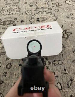 C-MORE SlideRide BLACK Red Dot HOLOGRAPHIC Sight, CLICK Switch, 12 MOA BRAND NEW