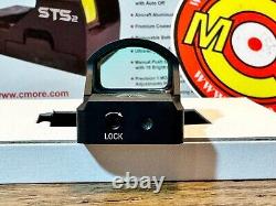 C-More Systems Aluminum Red Dot 6-MOA Small STS Tactical Reflex Sight STS2B-6