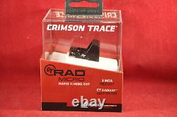 Crimson Trace 0101800 RAD Micro Compact Matte Black 1x 3 MOA Red Dot Reticle
