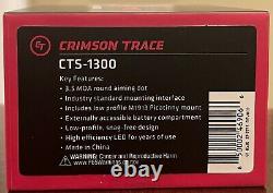 Crimson Trace CTS-1300 Compact Reflex 3.5 MOA Red Dot / M1913 Picatinny Mount