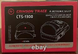 Crimson Trace CTS-1300 Compact Reflex 3.5 MOA Red Dot / M1913 Picatinny Mount