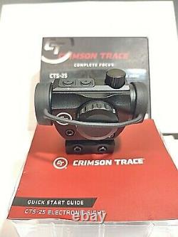 Crimson Trace Complete Focus CTS-25 Compact Red Dot Sight 4.0 MOA NIB