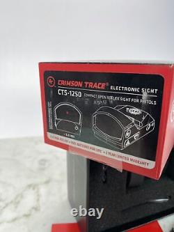 Crimson Trace Red Dot Compact Open Reflex Sight Black CTS-1250 3.25 MOA Red Dot