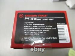 Crimson trace cts-1250 electronic sight 3.25 MOA Round Aimng Red dot