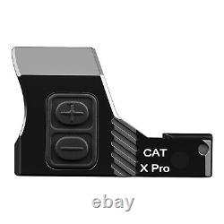 Cyelee CAT X PRO Multi Reticle Duty Red Dot for RMSc Footprint 3 MOA Shake Awake