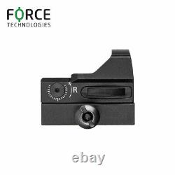 Force Mini Reflex Red Dot Sight RDS 1x28mm with 2-button operation, 3.5MOA retic