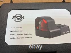 FoxArmy FXV22 Pro Red Dot RMS/RMSc Holosun 407k/507k Footprint 2MOA/32 MOA Retic
