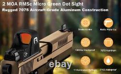 GOWUTAR RMSc Micro Green Dot Sight Shake Awake Pistol Reflex Sight Red Dot A17