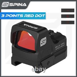 HD 3MOA Red Dot 3 Points RMR Glock Pistol Dot Quickly Shooting. 308.556.12GA