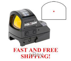HOLOSUN HS407C Micro Red Dot 1X 2 MOA RMR Reflex Pistol Sight withSolar FAST SHIP