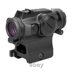 HOLOSUN HS515GM Black Anodized 1x 20mm 2/65 MOA Red Circle with Dot Reticle