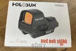HOLOSUN Hs510c 2 MOA Open Reflex Circle Dot Solar Power Holographic Red Sight