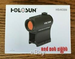 HOLOSUN Paralow HS403B 2MOA Red Dot Sight withMotion Sensor, 12 settings FAST SHIP