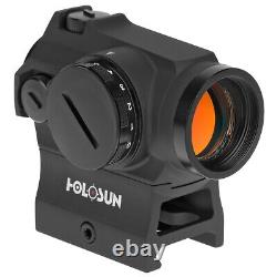 Holosun 2-MOA Red Dot Sight with Rotary Knob Black HS403R