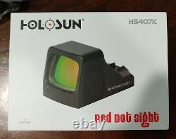 Holosun 407k 6 MOA Red Dot Sight Reflex Glock