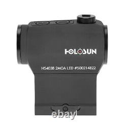 Holosun HS403B Micro Red Dot Sight 2 MOA Dot Reticle with a Cleaning Cloth