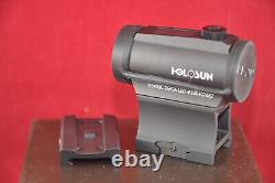 Holosun HS403C Black Anodized 1x20mm 2MOA Red Dot Reticle Feature Solar Failsafe