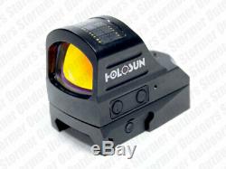 Holosun HS407C 2 MOA Dot Shake Awake Solar Powered Micro Pistol Red Dot Sight