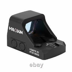 Holosun HS407K-X2 Classic Open Reflex 6 MOA Optical Red Dot Sight